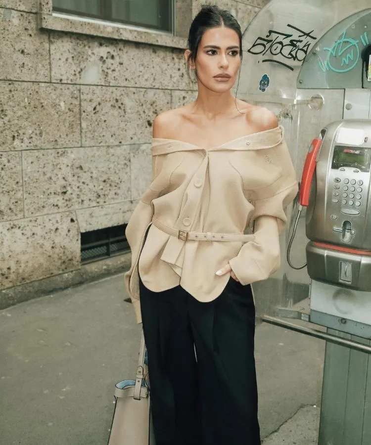 Anttónia, uma das brasileiras convidadas para os desfiles da Milão Fashion Week Outono Inverno 2026