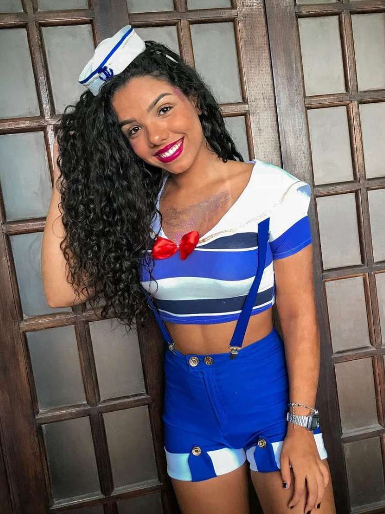 Opção de look para bloco de carnaval