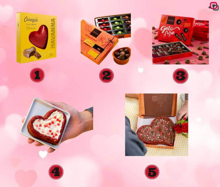 Chocolates para o Dia dos Namorados Chocolates para o dia dos namorados