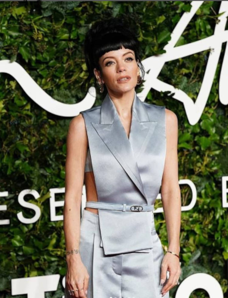 Lily Allen teve transtorno alimentar. Lily Allen após transtorno alimentar.
