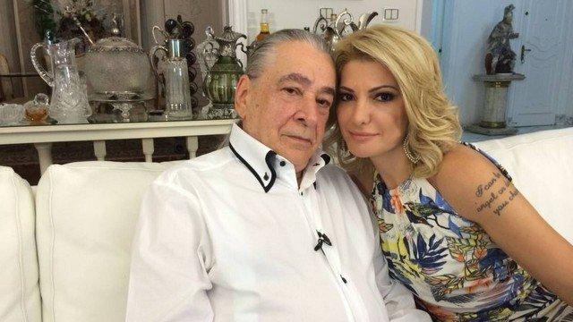 Antonia Fontenelle e o pai de Marcos Paulo - Reprodução