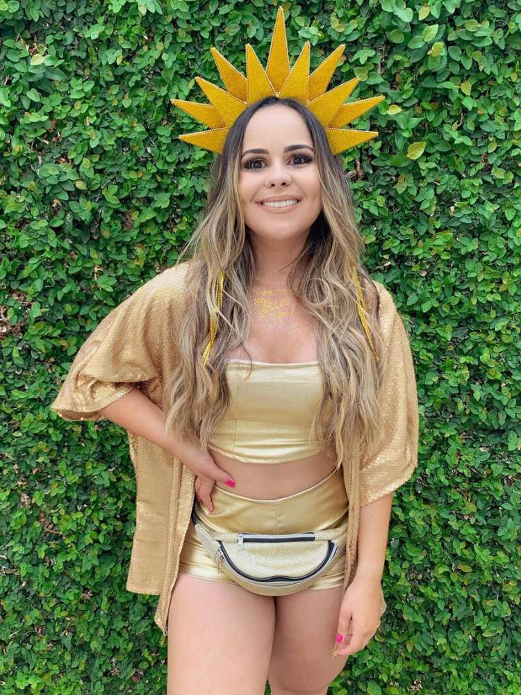 Opção de look para bloco de carnaval