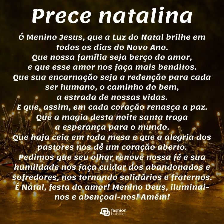 prece natalina