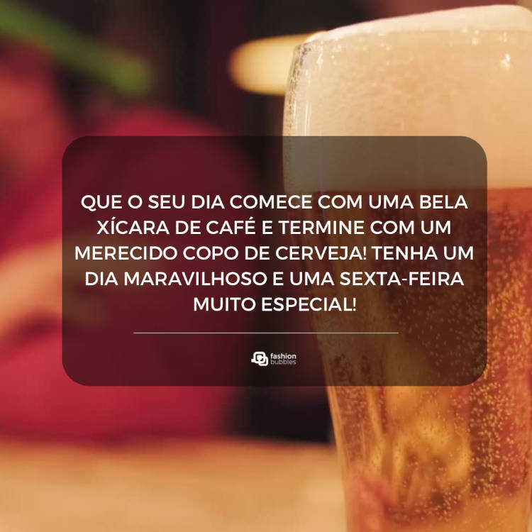 sexta-feira com cerveja