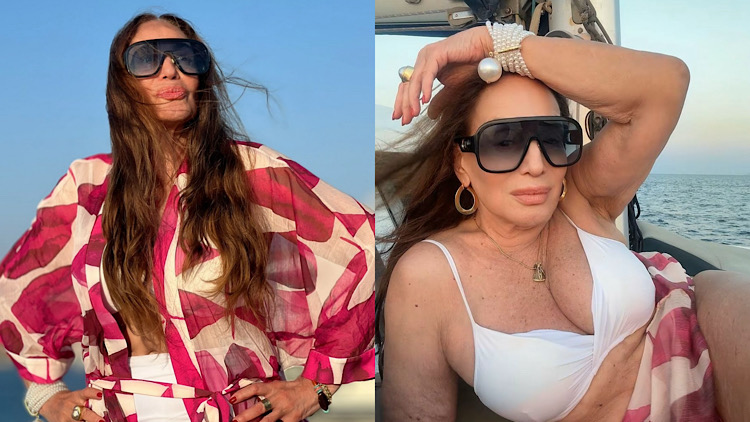 Susana Vieira comemora 83 anos na Grécia.
