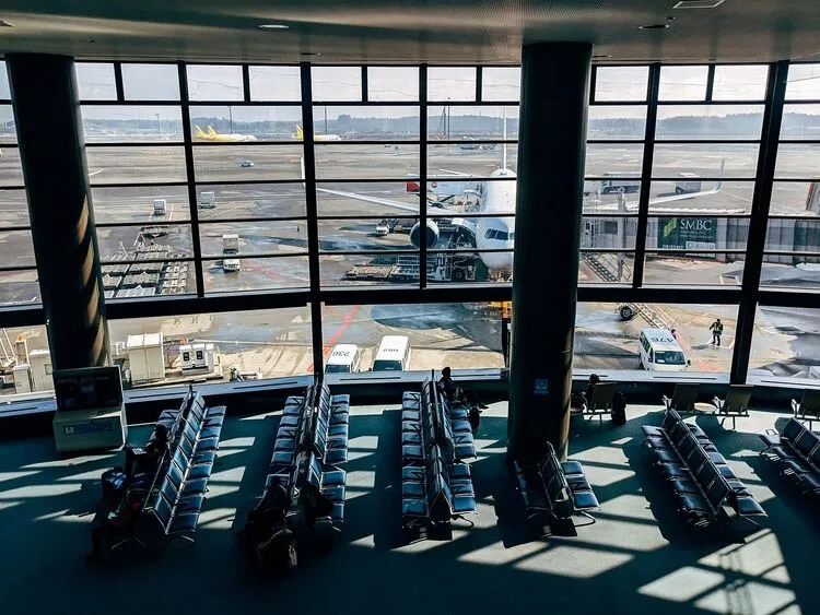 Saguão de um aeroporto