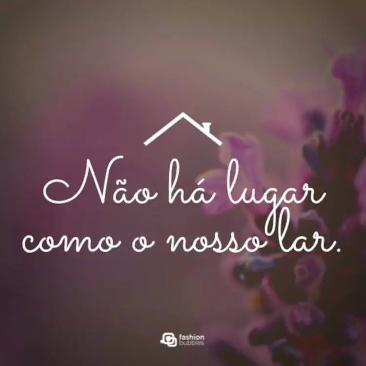 Não há lugar como nosso lar