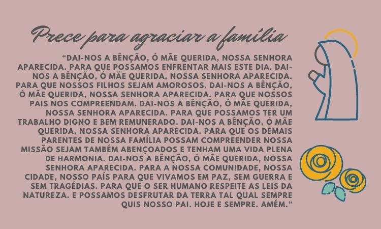 ilustração de Nossa Senhora Aparecida