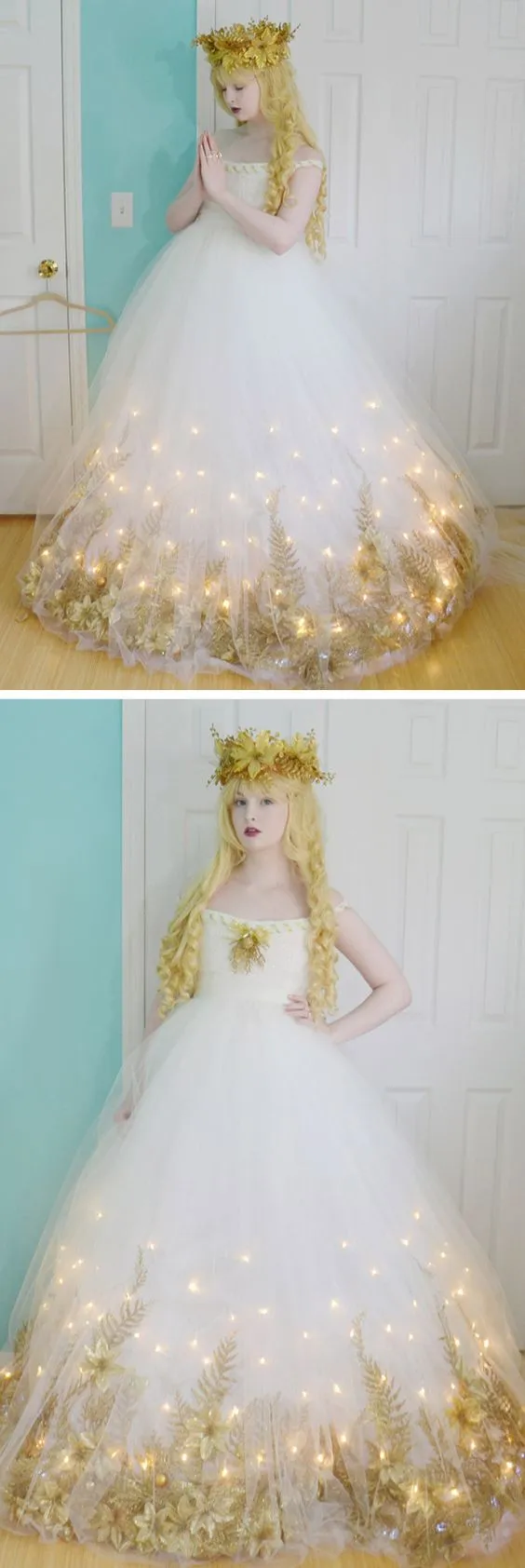 Foto com inspiração de fantasia para o Halloween. 