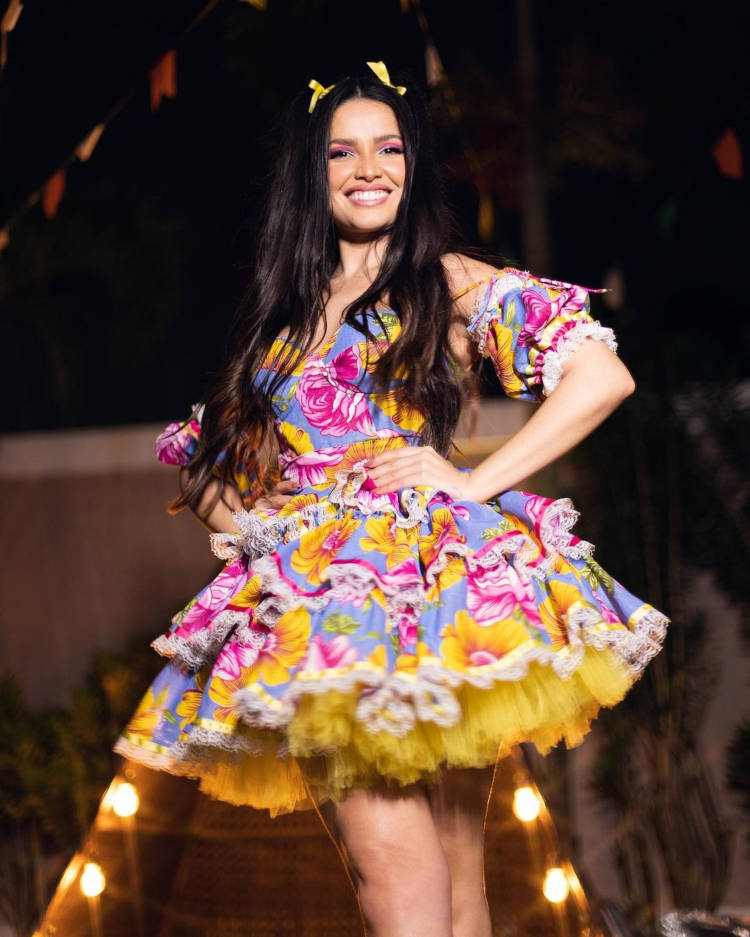 vestido de festa junina de Juliette