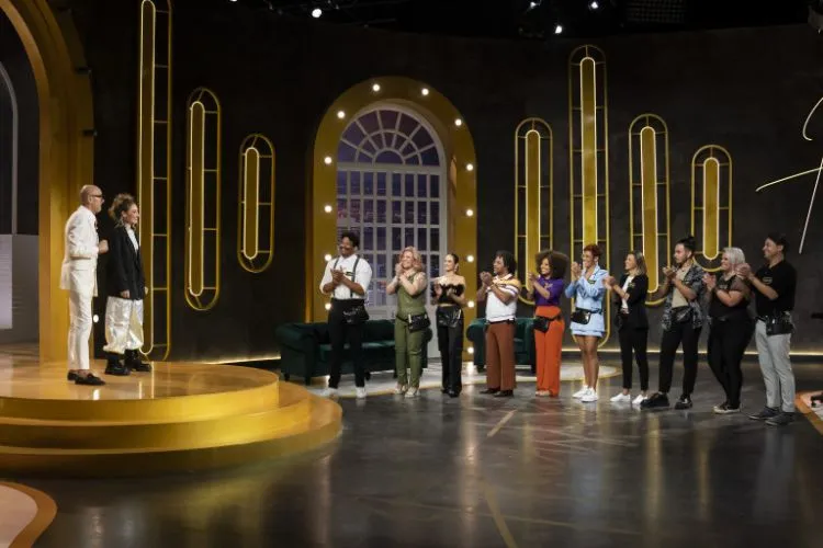Participantes e apresentadores do reality show