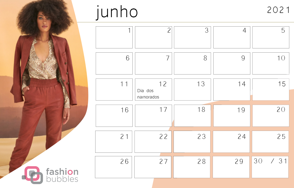 Planejamento Fashionista 2021 - Junho 