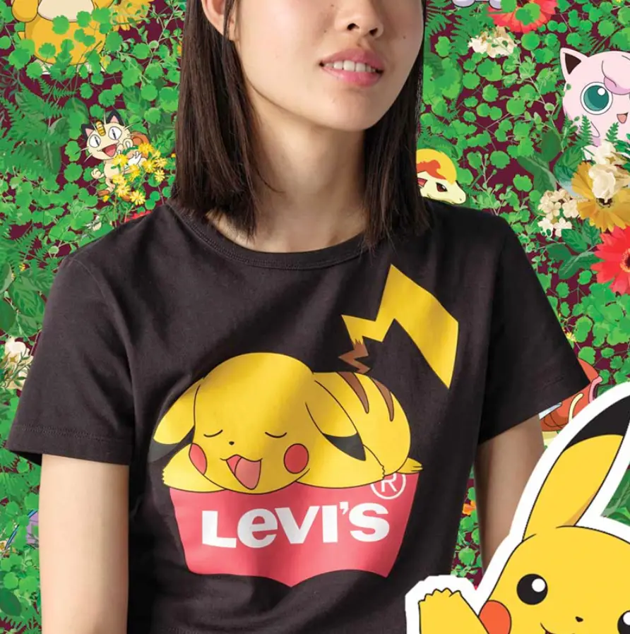 Estampa Pokémon da Levi's