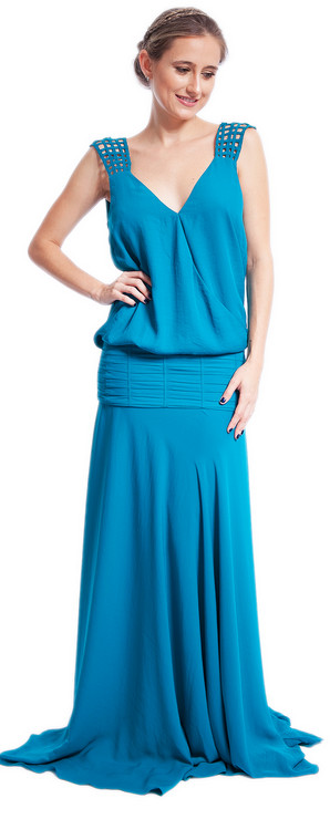 Vestido de festa azul - Closet.me