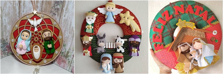 guirlandas de Natal artesanais