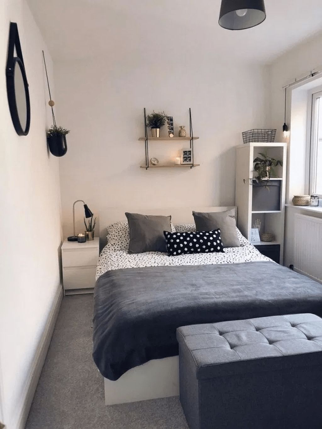 Quarto com plantas