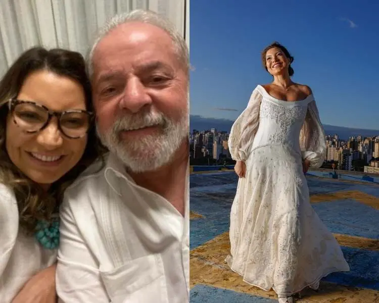 Foto do Lula e da Janja.