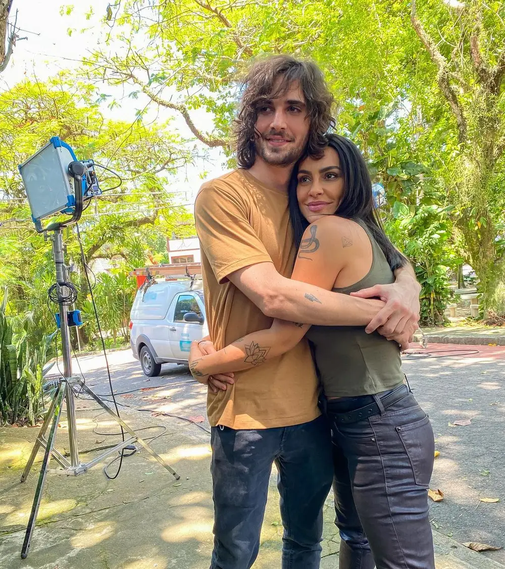 Cleo Pires e irmão Fiuk.