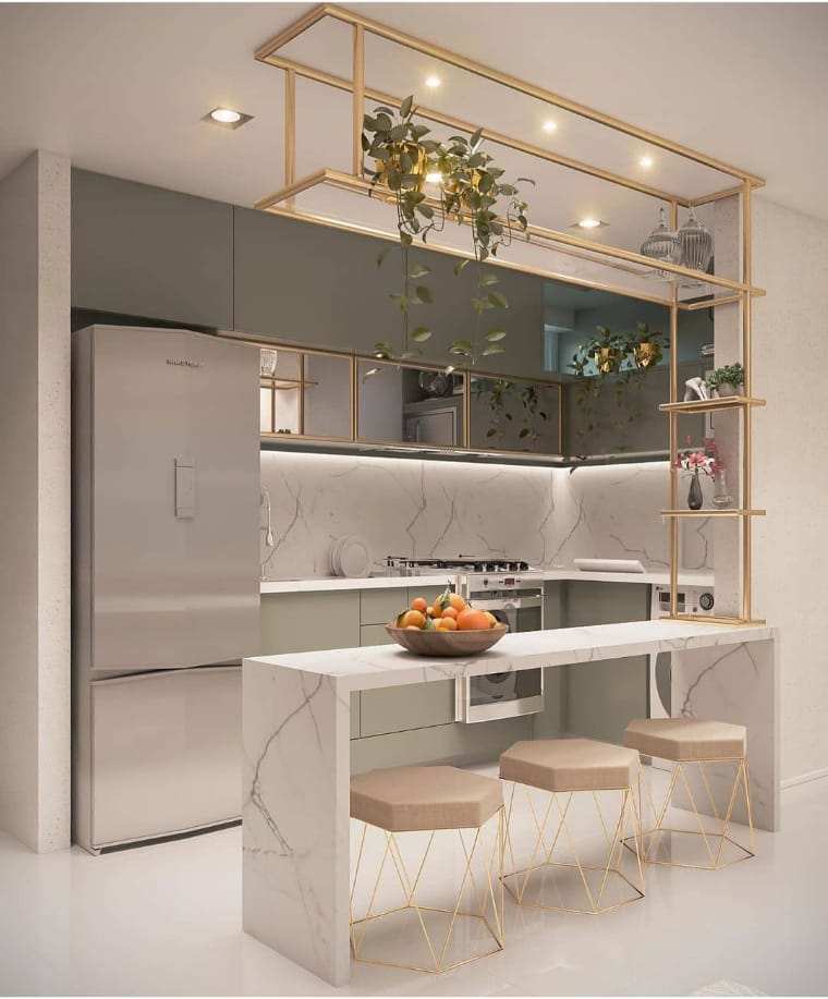 Cozinha com bancada