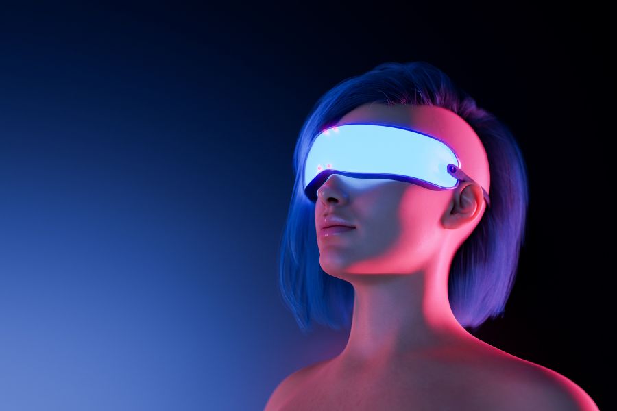 Personagem virtual.