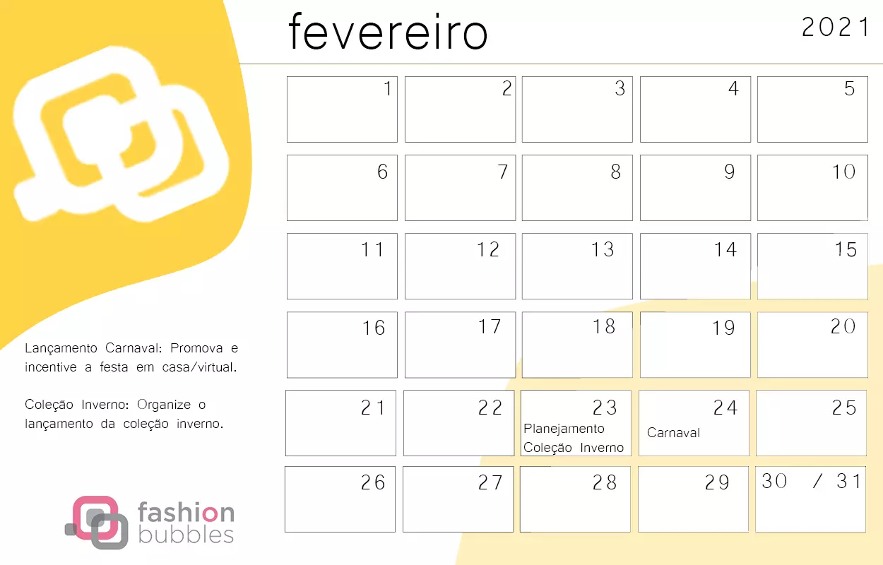 Planejamento Varejo 2021 - Fevereiro