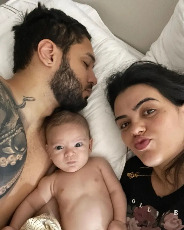 Dia das mães: Sunaika Bruna, Lucas Lira e Noah.