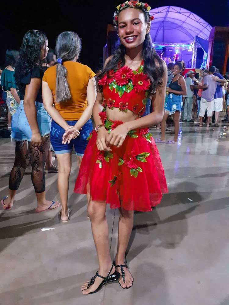 Opção de look para bloco de carnaval