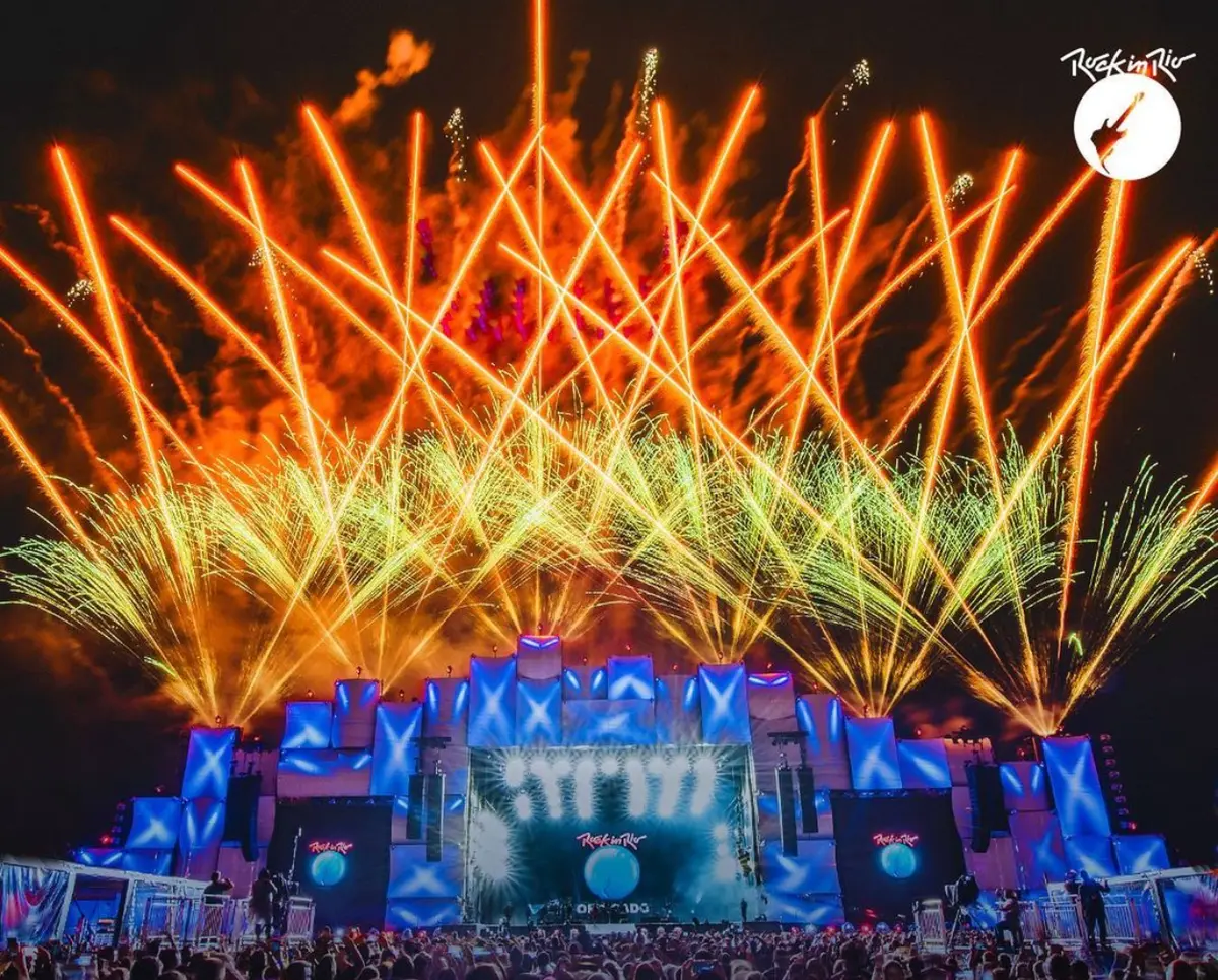Foto do Rock in Rio 2022.