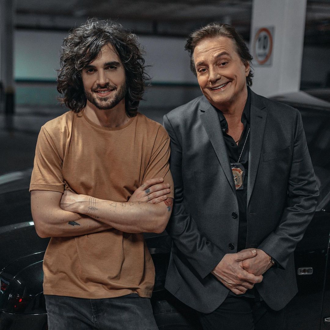 Fiuk e Fábio Júnior.