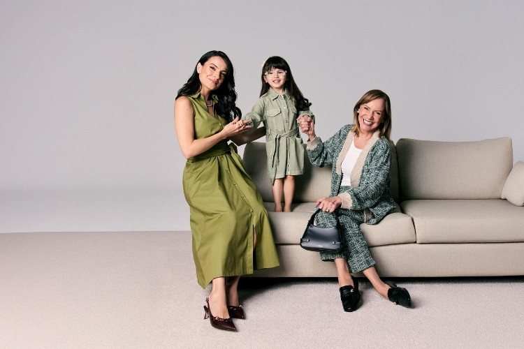 Foto da campanha de Dia das Mães da Corello