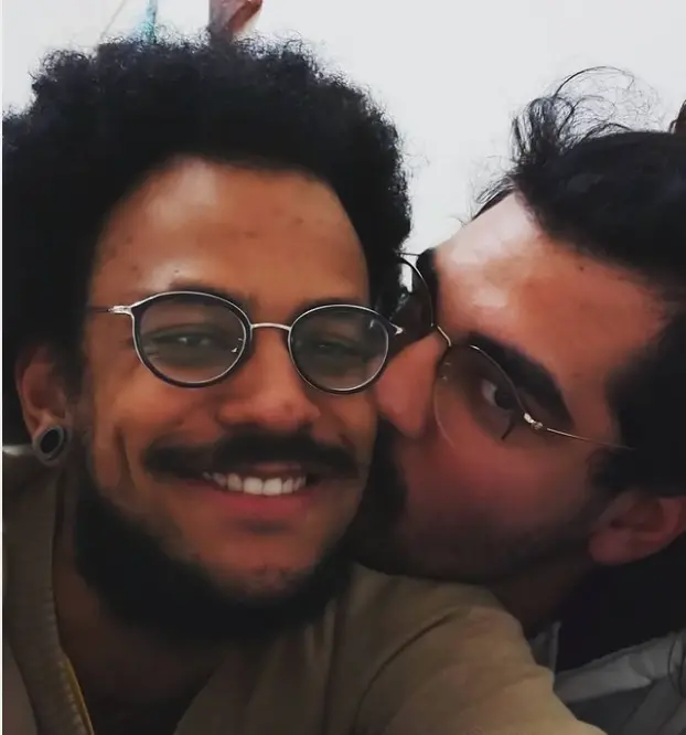 João, do BBB 21, e o namorado - Reprodução