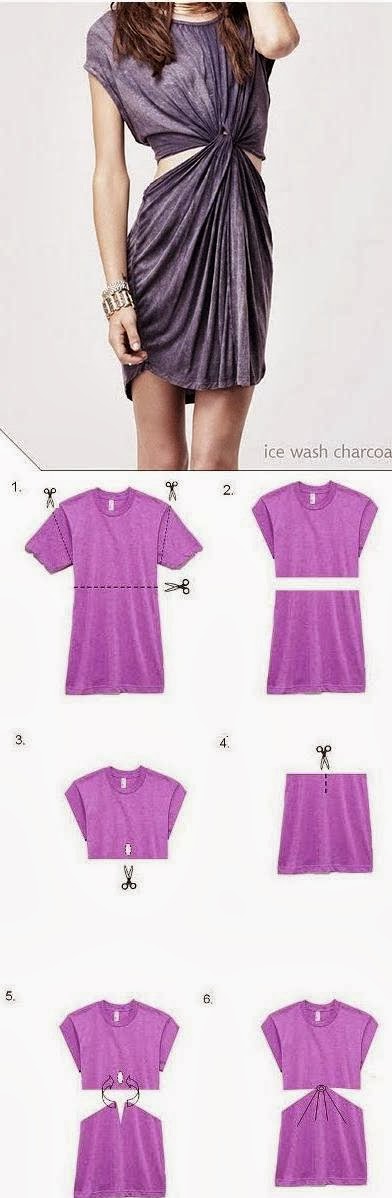 Abadá customizado vestido com vazado lateral
