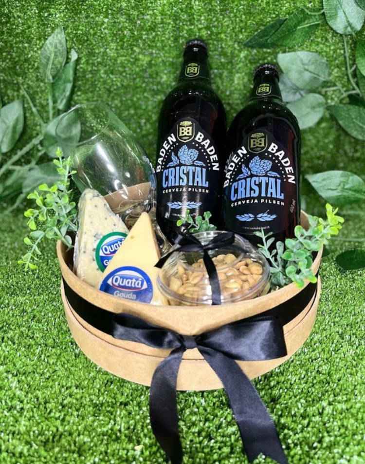 Cesta de Dia dos Pais com cerveja artesanal