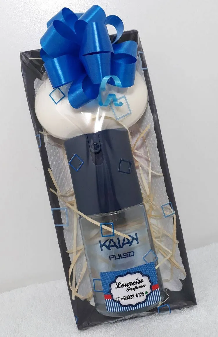 Cesta simples com perfume