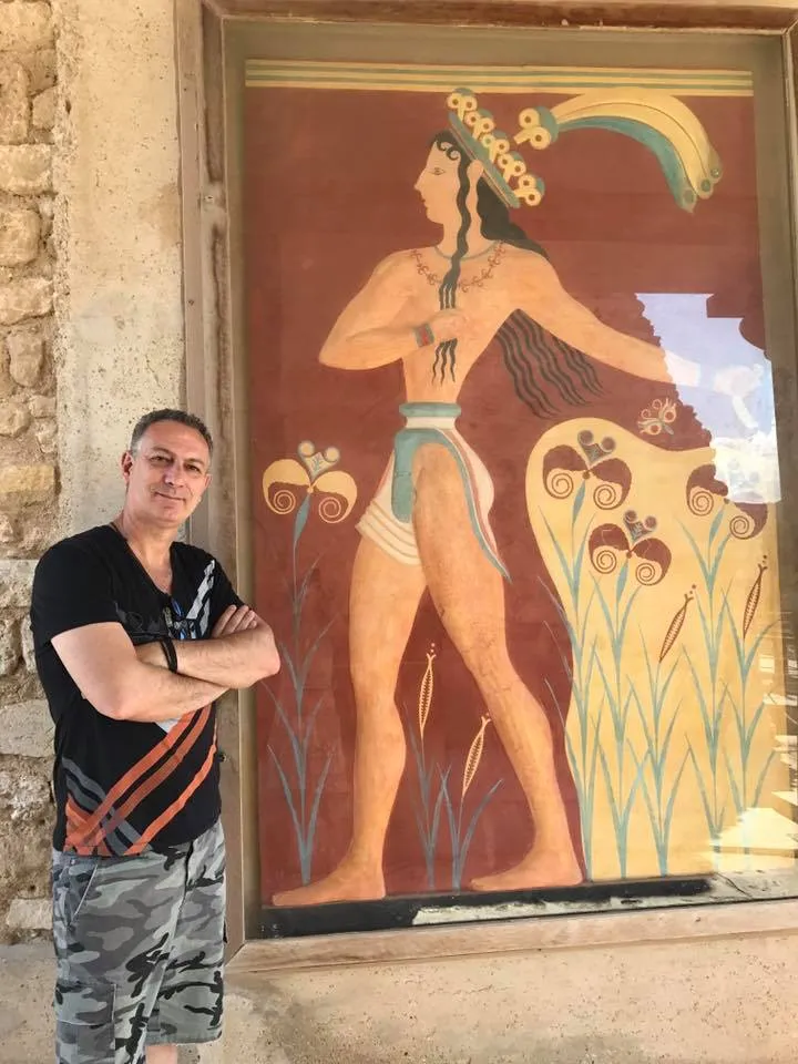 Vinicius moura - palácio de Knossos Creta