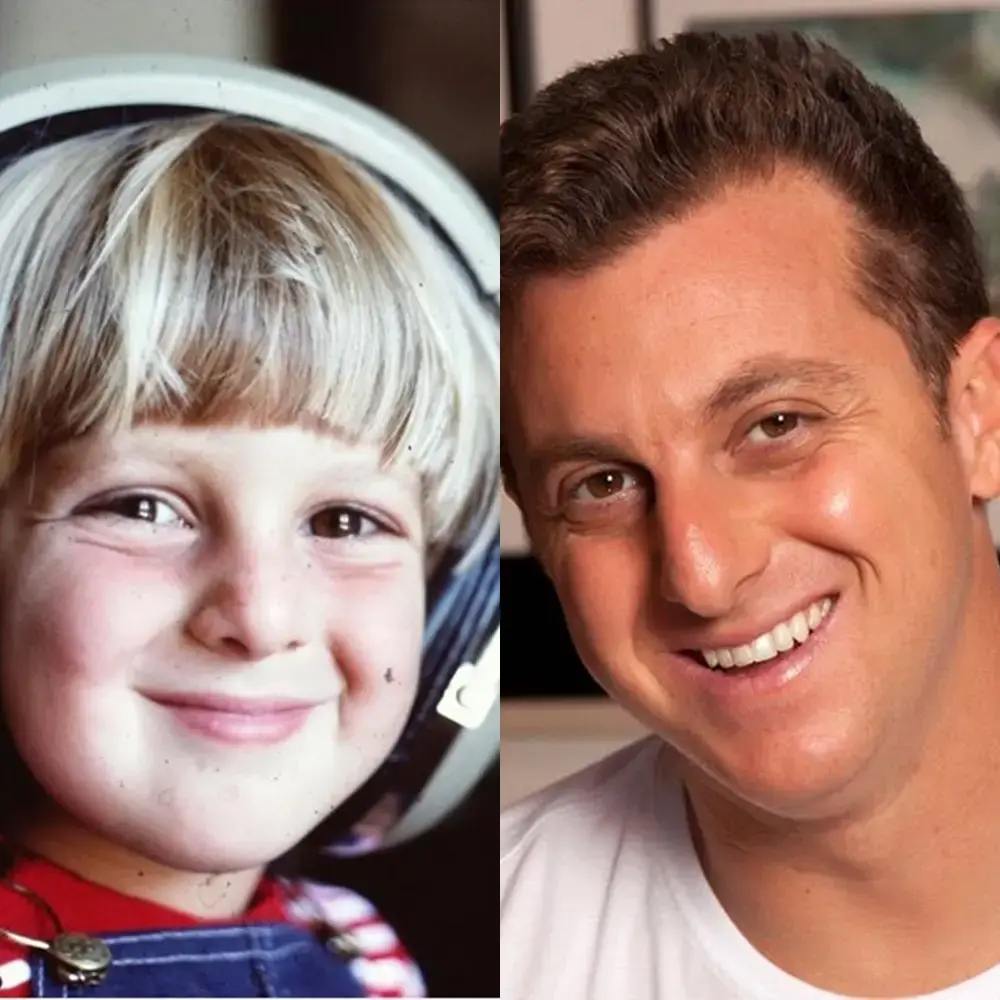 Antes e depois de Luciano Huck
