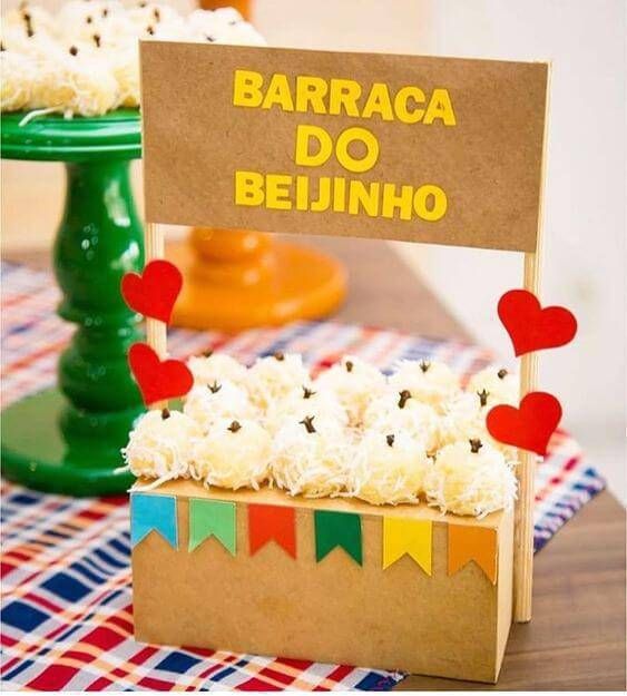 Barraca do beijinho.