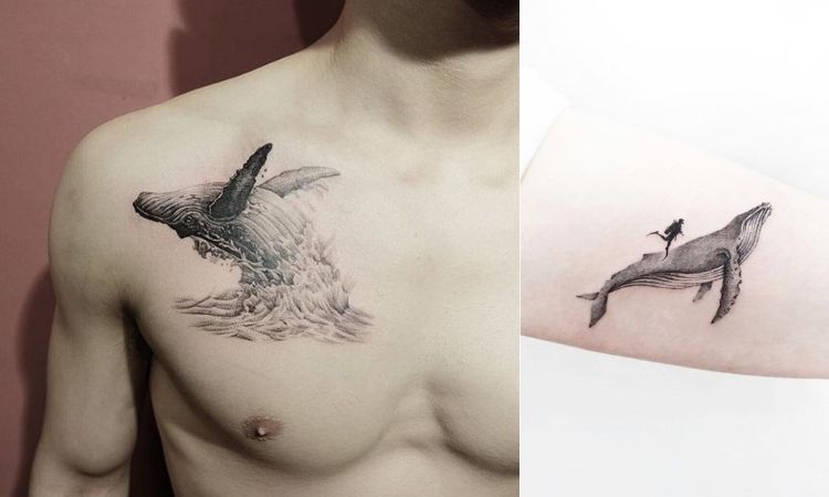 tatuagens de baleia