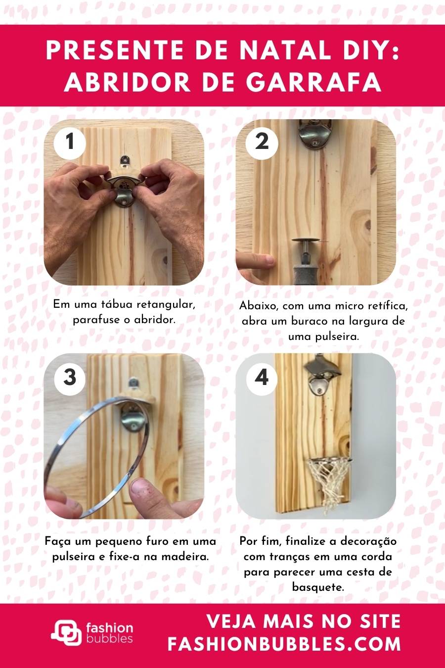 Como fazer abridor de garrafa.