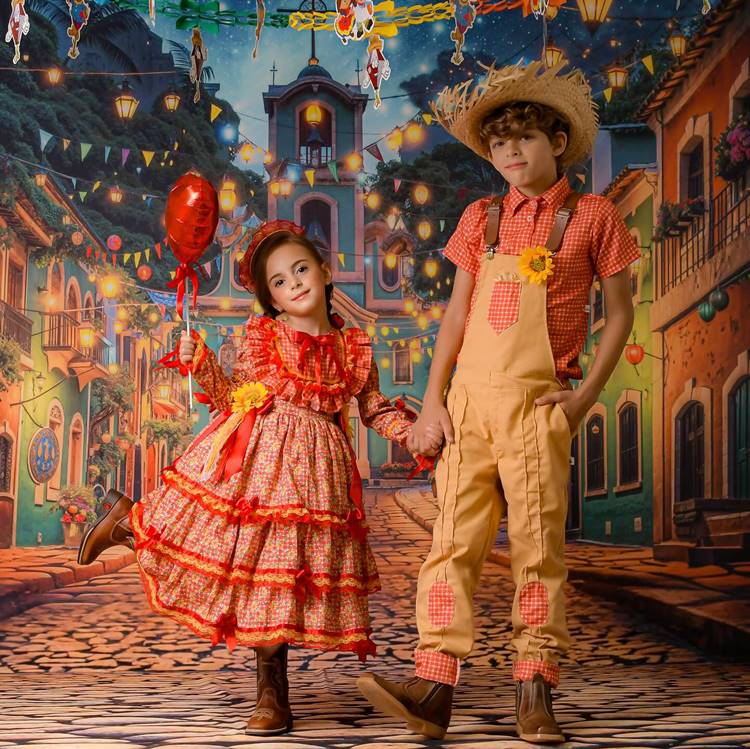 Casal de caipiras mirim