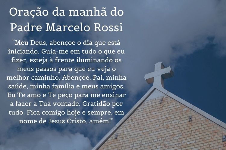 foto de igreja com oração da manhã