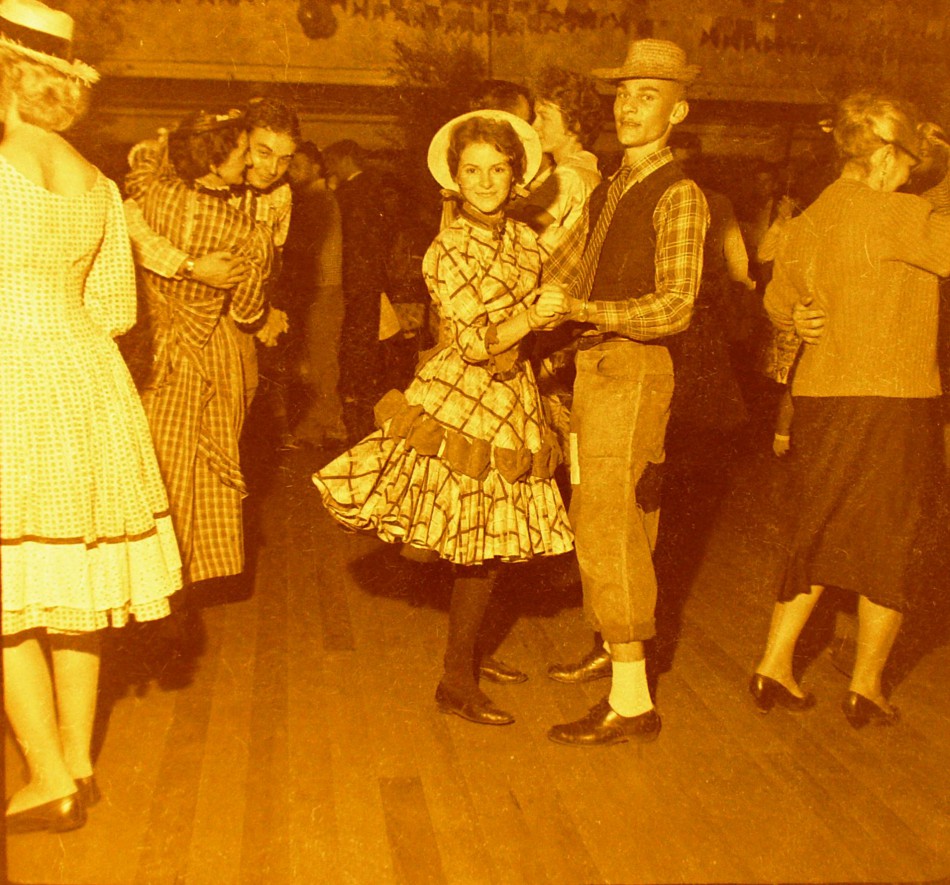 Quadrilha nos anos 60, em Blumenau, SC.