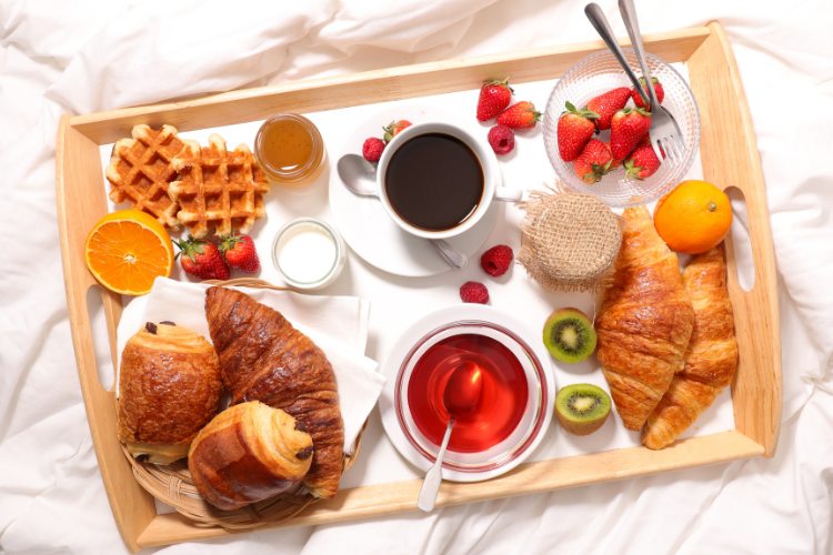 Café da manhã na cama