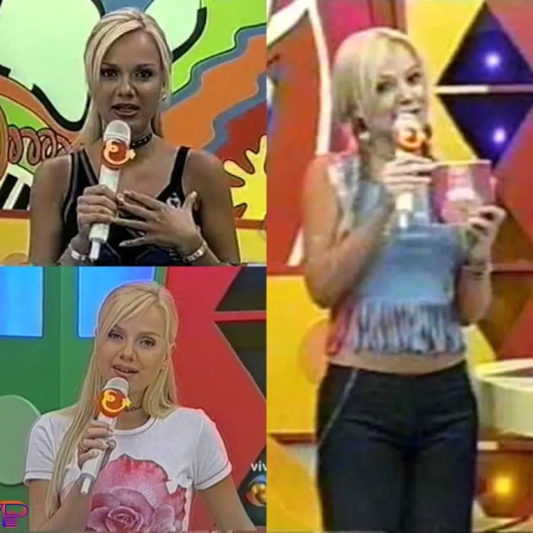 Fotos de Eliana apresentando o "Eliana e Alegria".