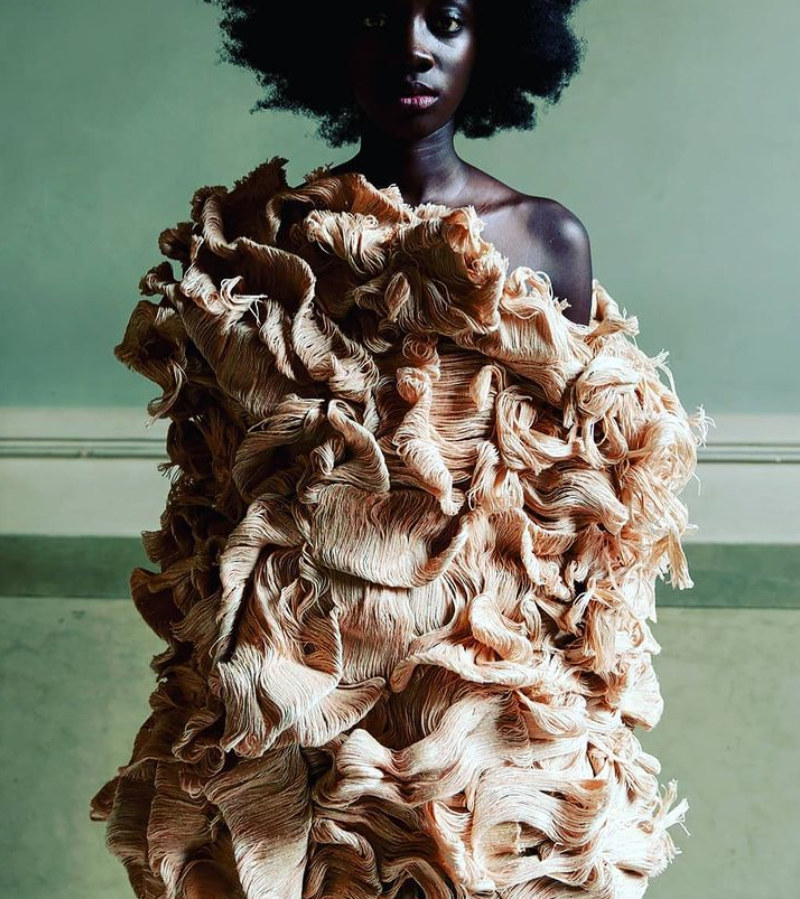 Look da estilista Gisele Ntsada