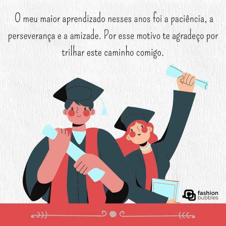 Amizade na formatura