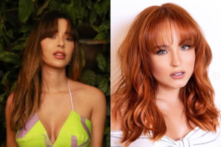 Montagem com fotos de Gabriela Sales e Larissa Manoela