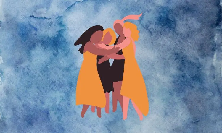 como confortar amigo enlutado, amigas se abraçando como confortar amigo enlutado
