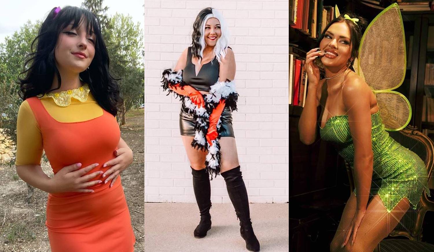 Foto com fantasias para Halloween.