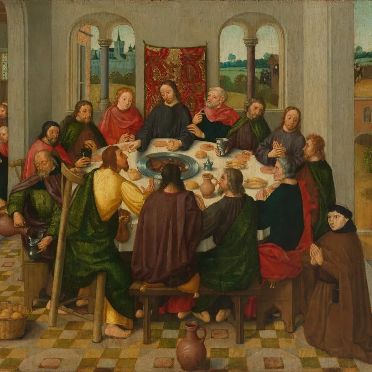 Última Ceia, Cortesia do Rijksmuseum, Europeana.